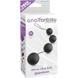 Anal Fantasy Boules anales Vibro 3.2 cm Noir